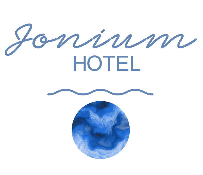 Logo con pallino sotto jonioum hotel